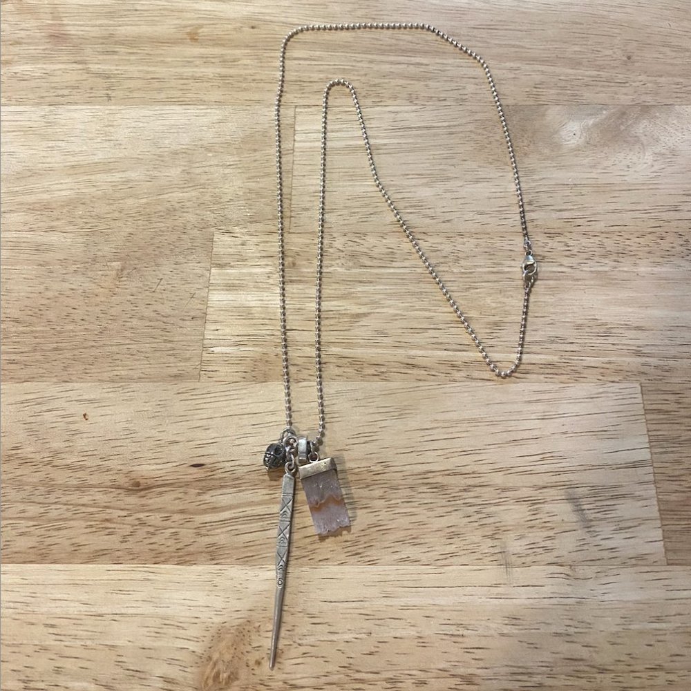 Chan Luu Sterling Silver Charm Necklace
